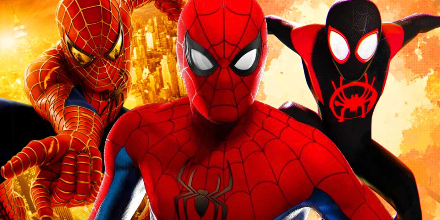 The Multiverse Power Ladder: All 60 Spider-Man Variants Ranked From Weakest to Strongest 29 tobey maguire spider-man tom holland spider-man and shameik moore miles morales spider-man