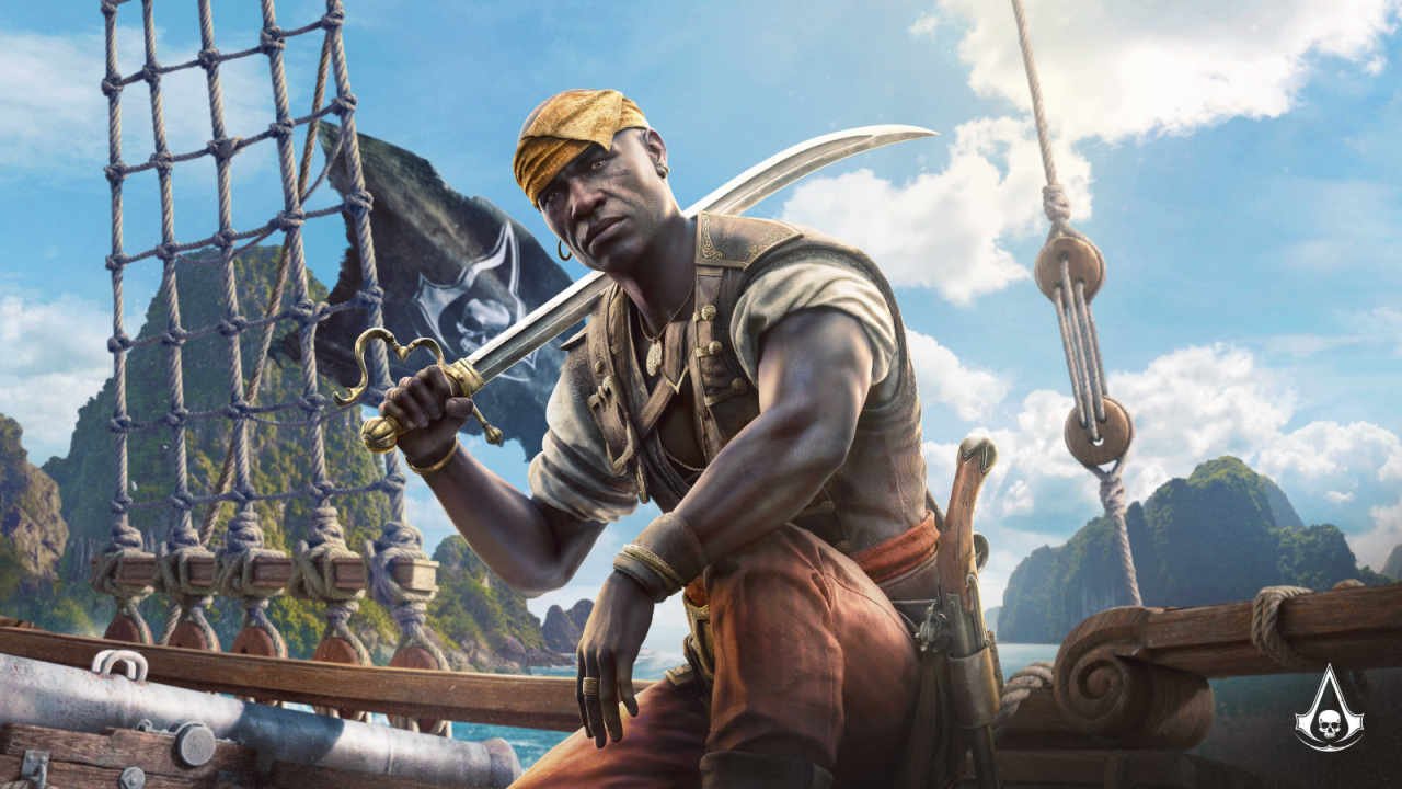 Assassin's Creed Black Flag Resynced key art