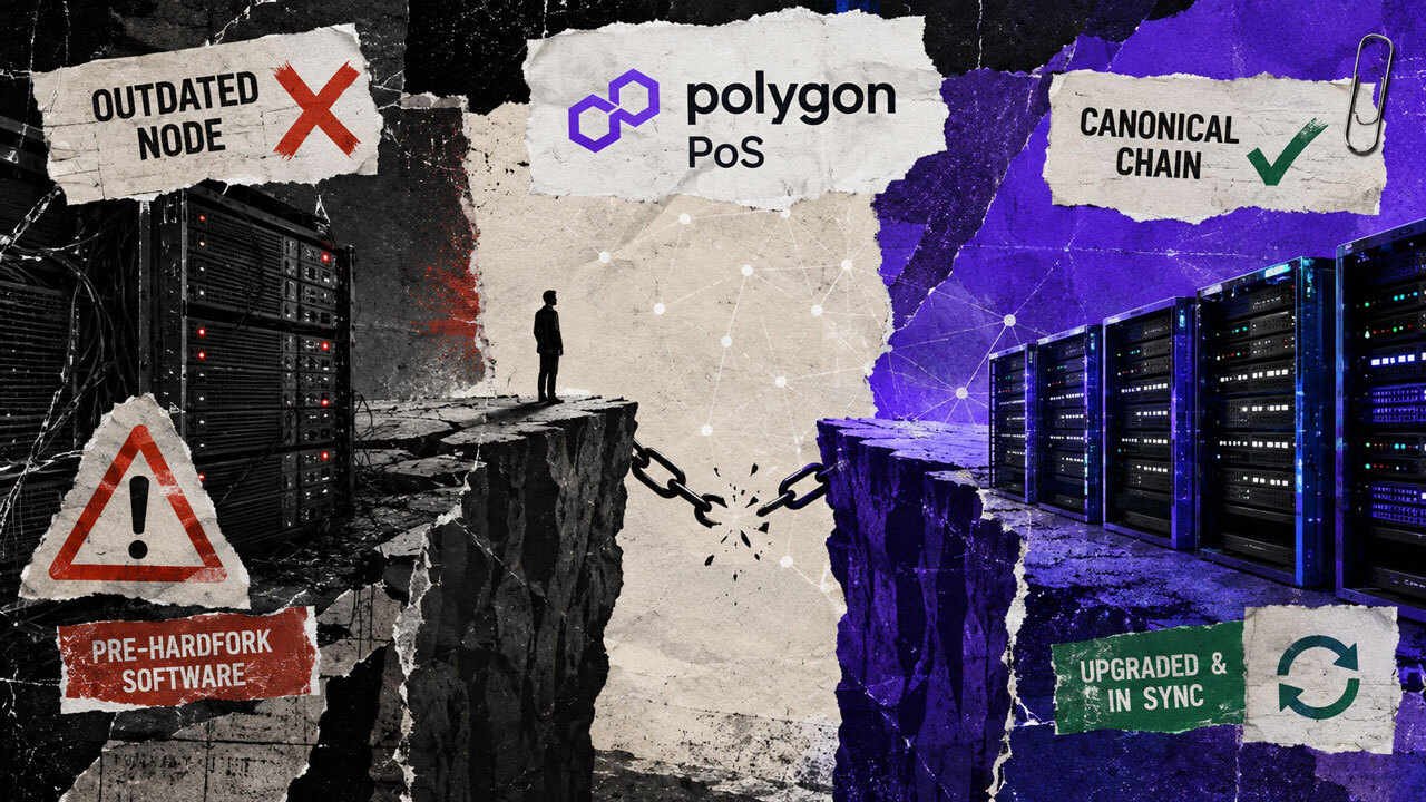 austin and kyoto have already activated polygon labs says stale pos nodes must upgrade immediately Still running a Polygon PoS node on a Bor or Heimdall binary that predates August? Your node has already dropped off the canonical chain. This isn't a warning about what might happen. It has happened.