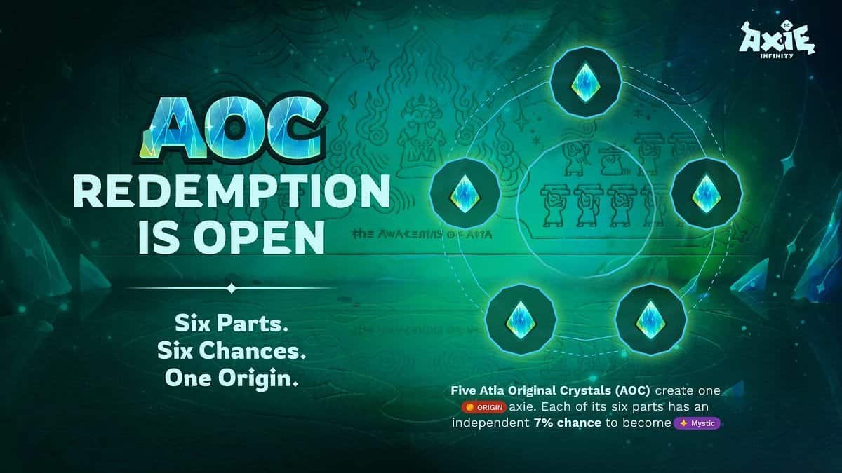 axie infinity opens atia original crystal redemption 275 origin In Brief: