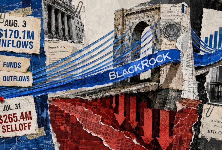 bitcoin etfs flip to 170 1m of inflows on aug 3 but blackrocks ibit supplied 65 5 of it A single trading session separates a $265.4 million net outflow from a $170.1 million net inflow across U.S. spot Bitcoin ETFs.