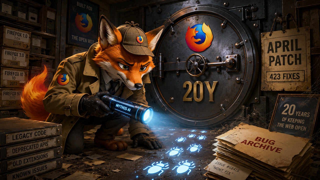 Firefox finds 20 year old bug and patches 14 months of fixes in 30 days using Anthropic’s Mythos AI