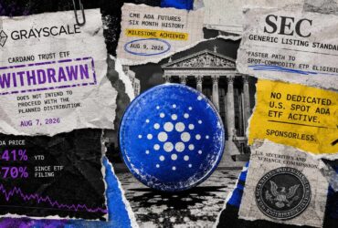 cardano earned its etf fast lane on aug 9 its only sponsor had quit on aug 7 On Aug. 7, Grayscale withdrew the registration for its Cardano Trust ETF. Two days later, on Aug. 9, ADA crossed the six-month CME futures threshold that would have allowed a spot ETF to bypass the most grinding stretch of SEC review altogether.