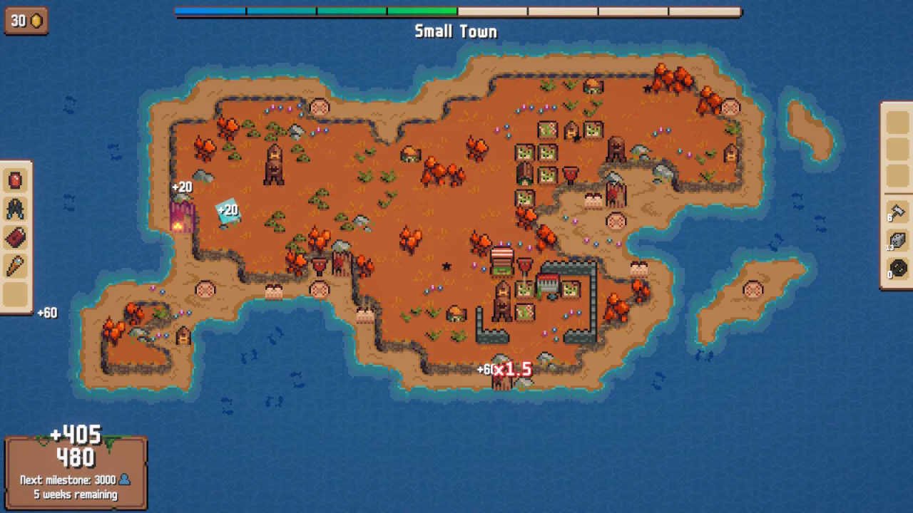 Combolands is a roguelike city builder that fuses Balatro's combo math with Cities: Skylines tile-laying 28 An empty island with an autumnal theme in Combolands