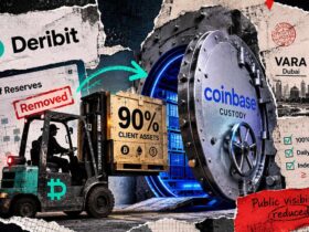 deribit moved 90 of client assets to coinbase now its daily proof of reserves check is going away Come Sept. 1, the one page that let anyone check Deribit's arithmetic disappears.