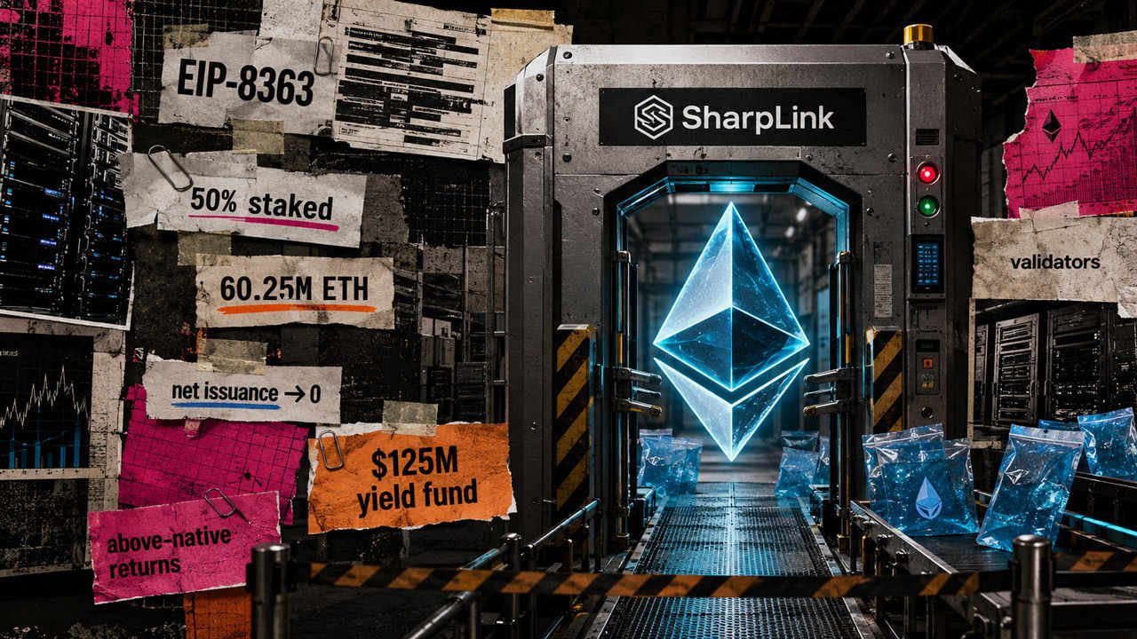 eip 8363 puts ethereums native yield on a path to zero and sharplinks 125m treasury toward defi Once staking reaches 60.25 million ETH, the arithmetic stops rewarding anyone. That is the level written into EIP-8363 where the burn factor reaches 1 and net consensus yield lands at zero.