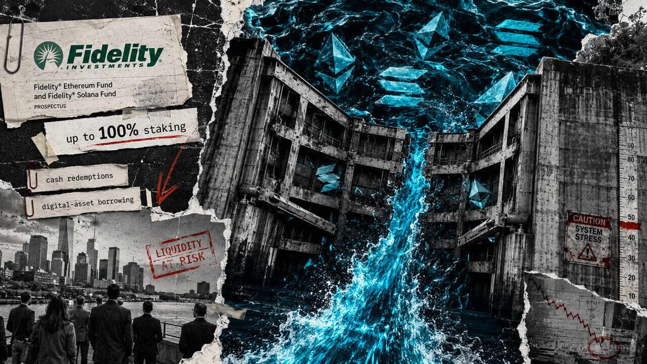 fidelity opens the door to full staking on feth and fsol and spells out the withdrawal risks Both of Fidelity's crypto exchange-traded products are now permitted to put every coin in their vaults to work through staking. The same filings that hand over that power also devote several paragraphs to a less flattering scenario: what unfolds if the funds can't pull those coins back quickly enough.