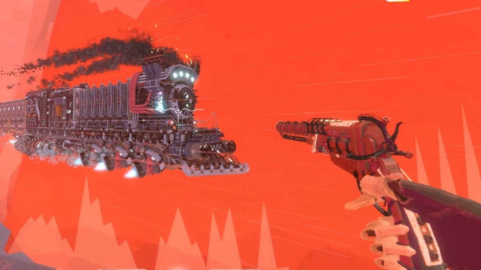 four devs made a robot cowboy parkour shooter and the demo is free on steam today Robot cowboys. That's the elevator pitch, and Torn Ace Studios makes no attempt to dress it up.