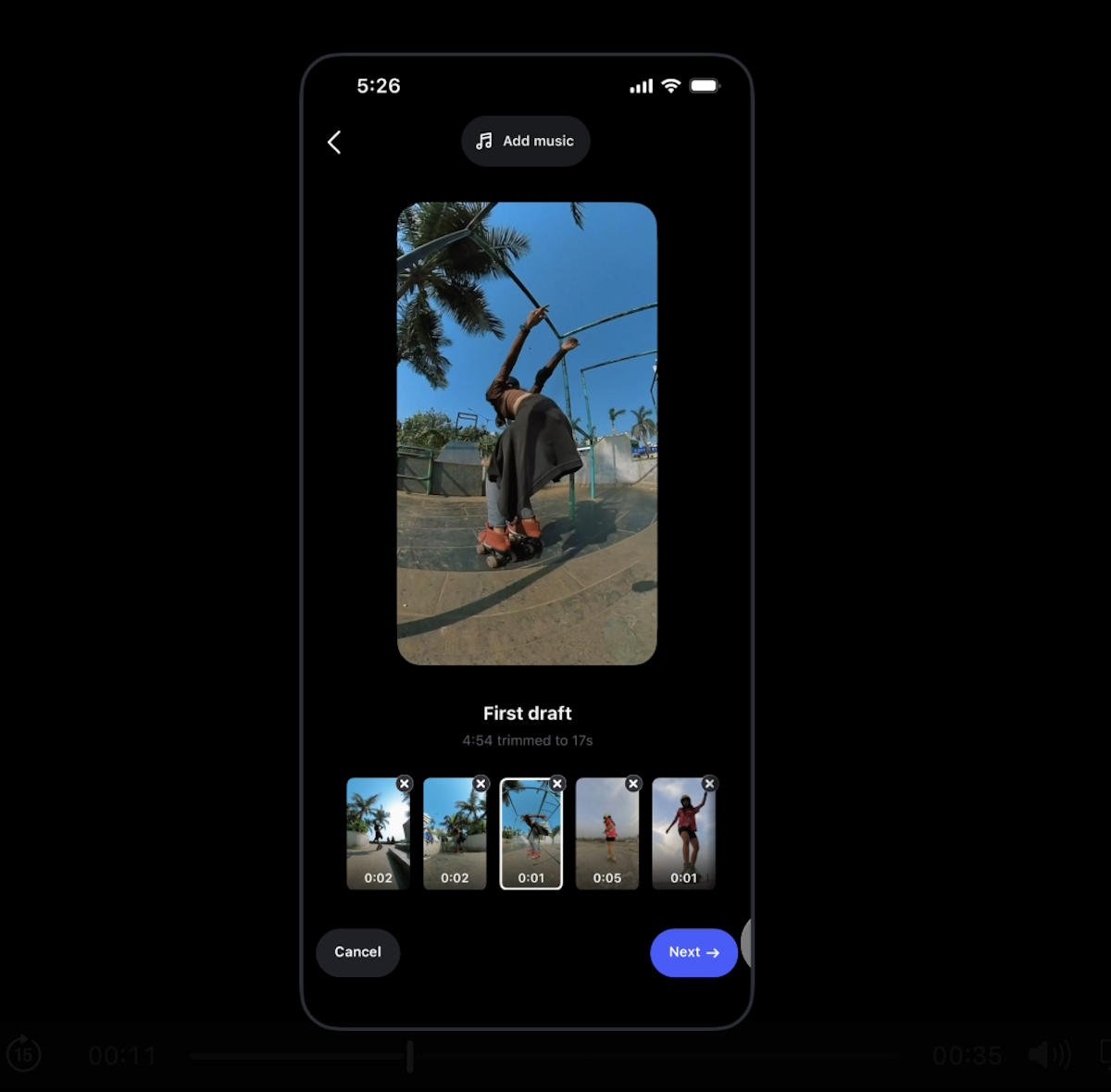 Instagram First Draft — Instagram's new tool builds your Reel before you start editing