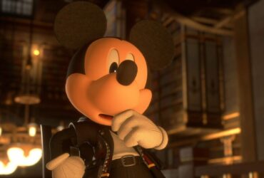 kingdom hearts 4 stops teasing d23 panel delivers the full extended trailer Mickey Mouse is now capable of folding himself flat like a sheet of paper.