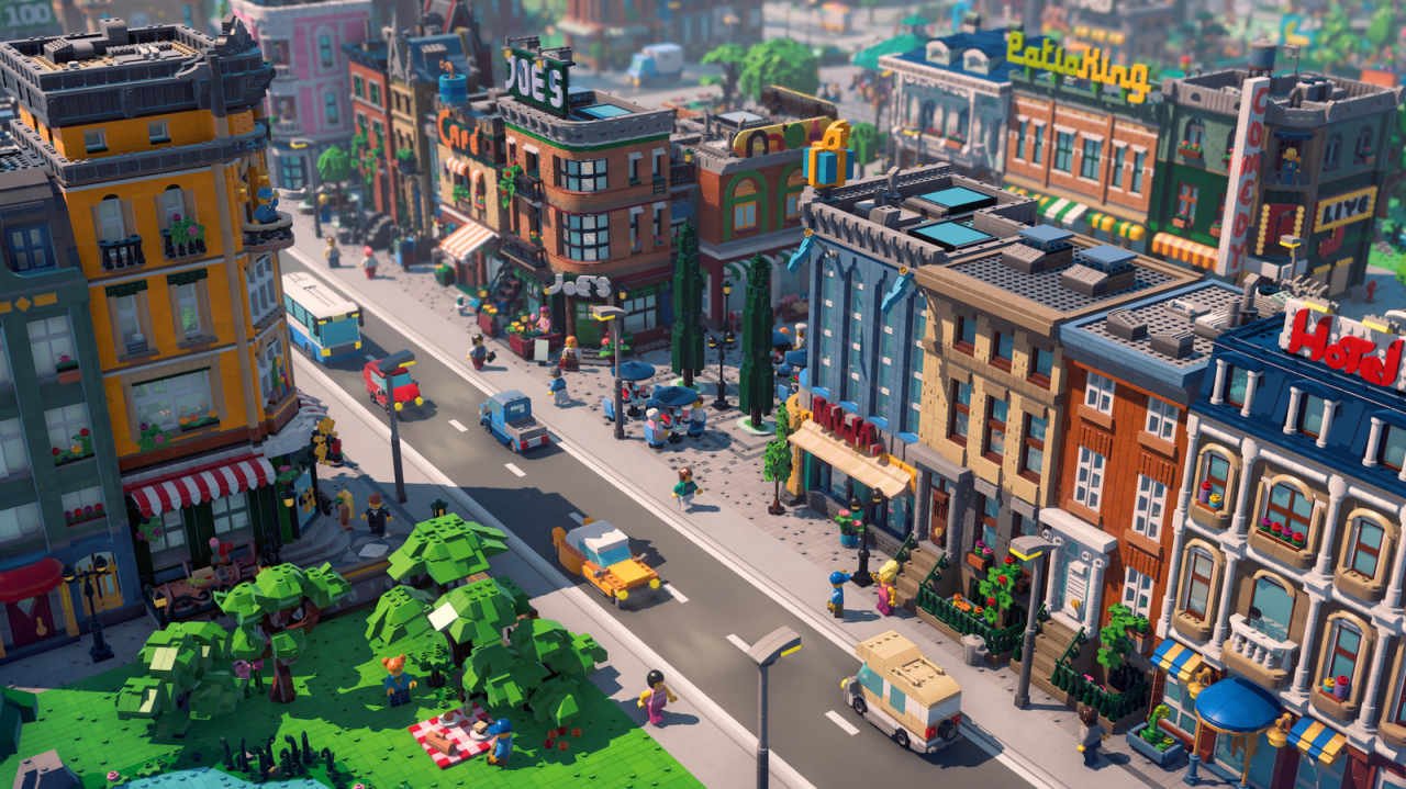 lego skylines a laid back city builder from the team now steering cities skylines ii One block at a time.