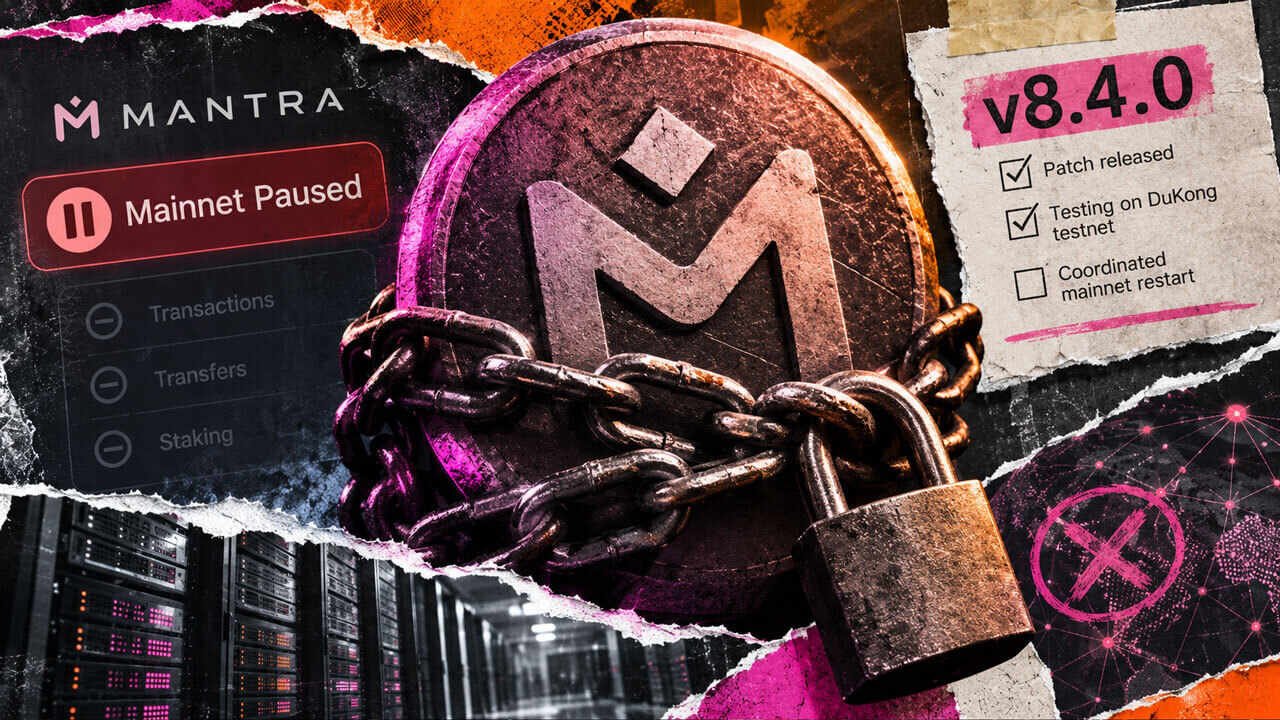 mantra chain mainnet stays frozen post exploit with the aug 21 revival hinging on a single testnet patch Aug. 21 was a blank day for MANTRA Chain. Nothing moved: no transactions, no transfers, no staking. Mainnet remained in a paused state after the team disclosed that an attacker had exploited a flaw in an upstream dependency, and the sole thing separating users from a functioning chain was whether a patch could clear testing on a network almost nobody interacts with.