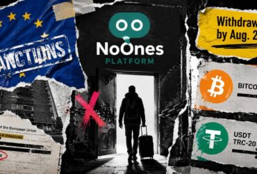 noones freezes trading in withdrawal only shift as eu sanctions bite users told to empty balances Only a few weeks ago, NoOnes was assuring its customers there was nothing to do. The EU sanctions listing, the firm said, applied to an entirely different company. No cause for concern.