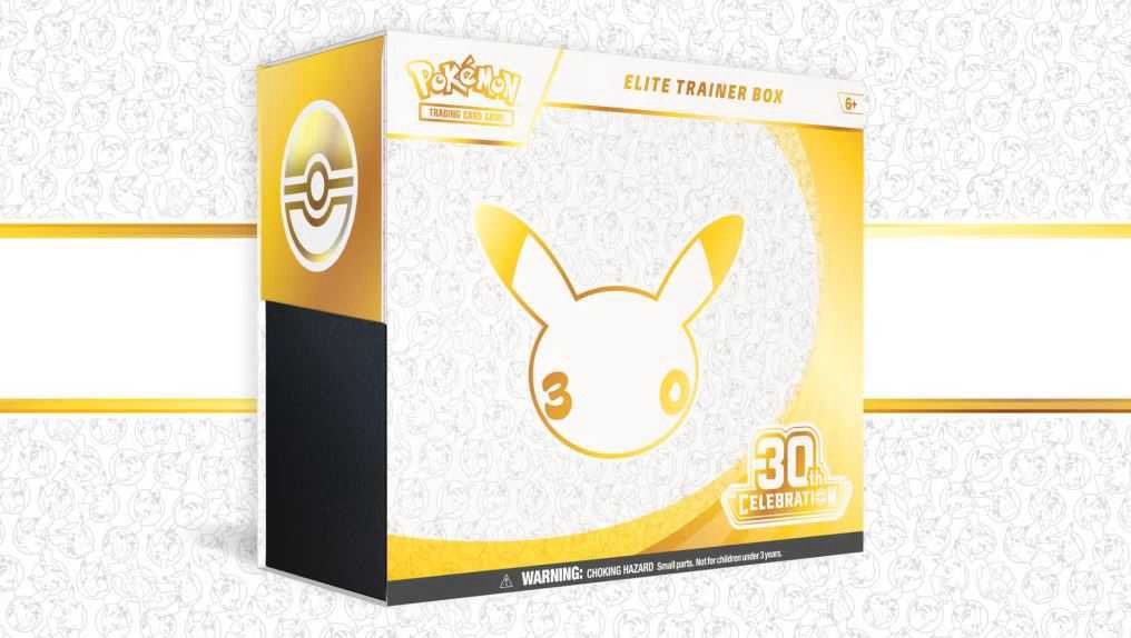 Pokemon Breaks a 7-Year Theatrical Drought With a Film Built Around the Card Game 26 The Pokémon TCG's 30th Celebration Elite Trainer Box, which features a golden Pikachu.