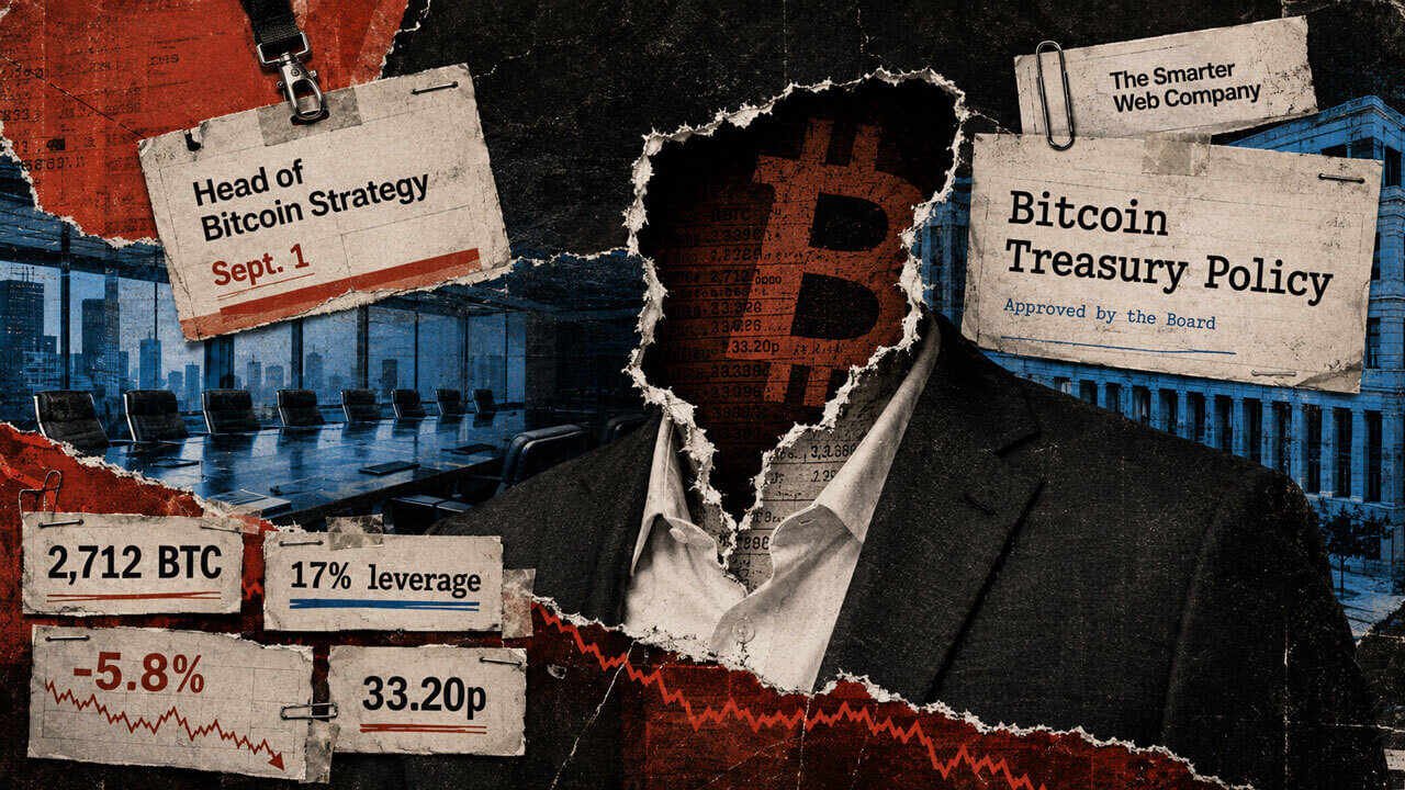 Smarter Web’s Bitcoin strategy head exits a 2,712 BTC treasury — and no replacement has been named