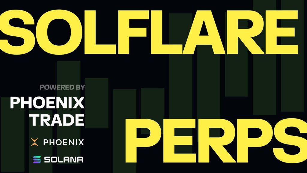 solflare brings perpetual futures in app sending trades to phoenixs on In Brief: