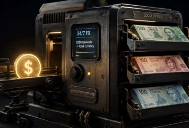 stablecoins are crossing borders fast but someone still has to convert them into local money When Visa's Stablecoin Platform went live, the headline takeaway for most observers was that banks can now touch stablecoins without building any of it in-house. Accurate enough. It's also the less interesting half of the story.