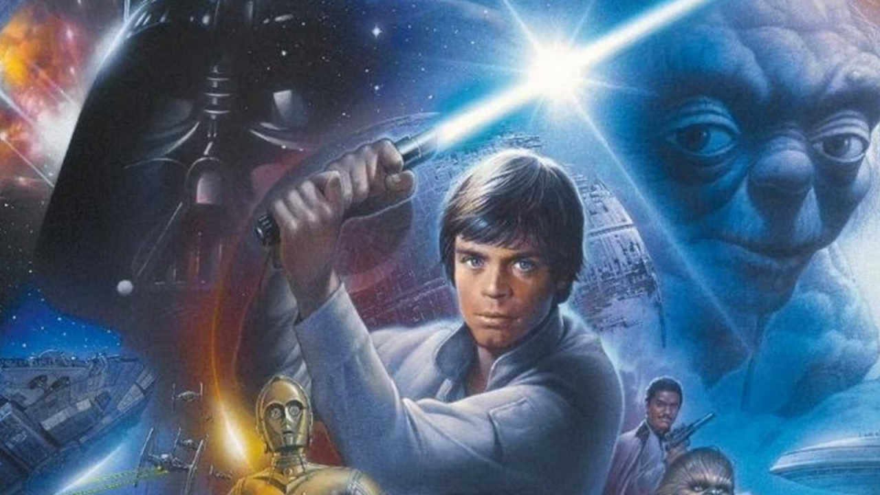 Cal Kestis Is Star Wars' True Luke Skywalker Successor — And His Trilogy Is Almost Complete 26 Star Wars' Luke Skywalker stands with his lightsaber above his head, the Death Star, Darth Vader, and Yoda looming behind him.