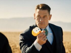 tweetys sadistic how a sick day handed coyote vs acme its most unhinged scene Out in the Albuquerque desert, John Cena has a cartoon canary clenched in his fist — and he's delivering fluent baby talk with a completely straight face.