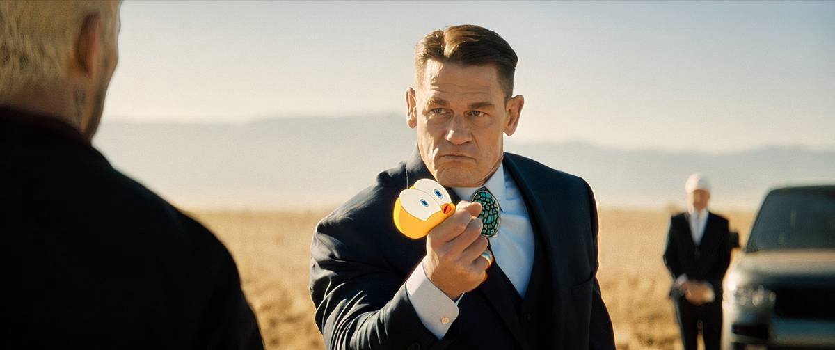 tweetys sadistic how a sick day handed coyote vs acme its most unhinged scene Out in the Albuquerque desert, John Cena has a cartoon canary clenched in his fist — and he's delivering fluent baby talk with a completely straight face.