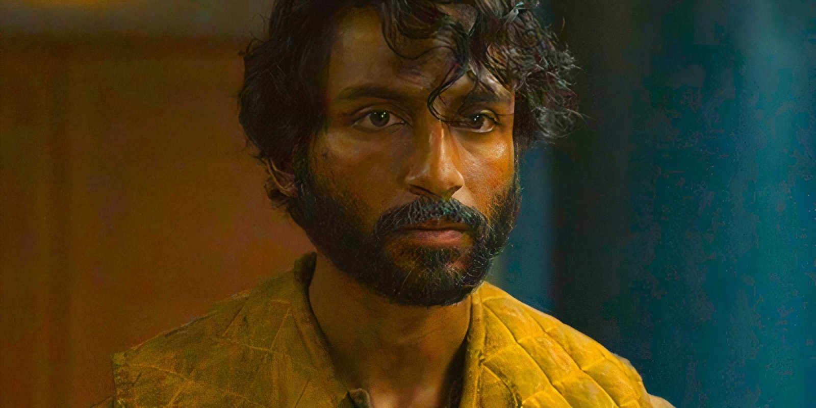 Silo's Mines Explained: What Lies Beneath Silo 18 and What Prisoners Are Digging For 29 Avi Nash looking sad as Lukas Kyle in Silo