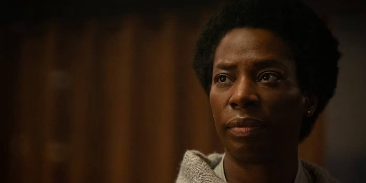 Silo's Mines Explained: What Lies Beneath Silo 18 and What Prisoners Are Digging For 30 Judge Meadows (Tanya Moodie) looking offscreen in Silo season 2