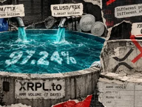 185 trades 2 8 billion in reported volume inside the two new xrpl pools skewing the numbers Two token pools created less than a week ago now make up 97.24% of all automated market maker (AMM) volume on the XRP Ledger over the past seven days. Together, they recorded just 185 trades.