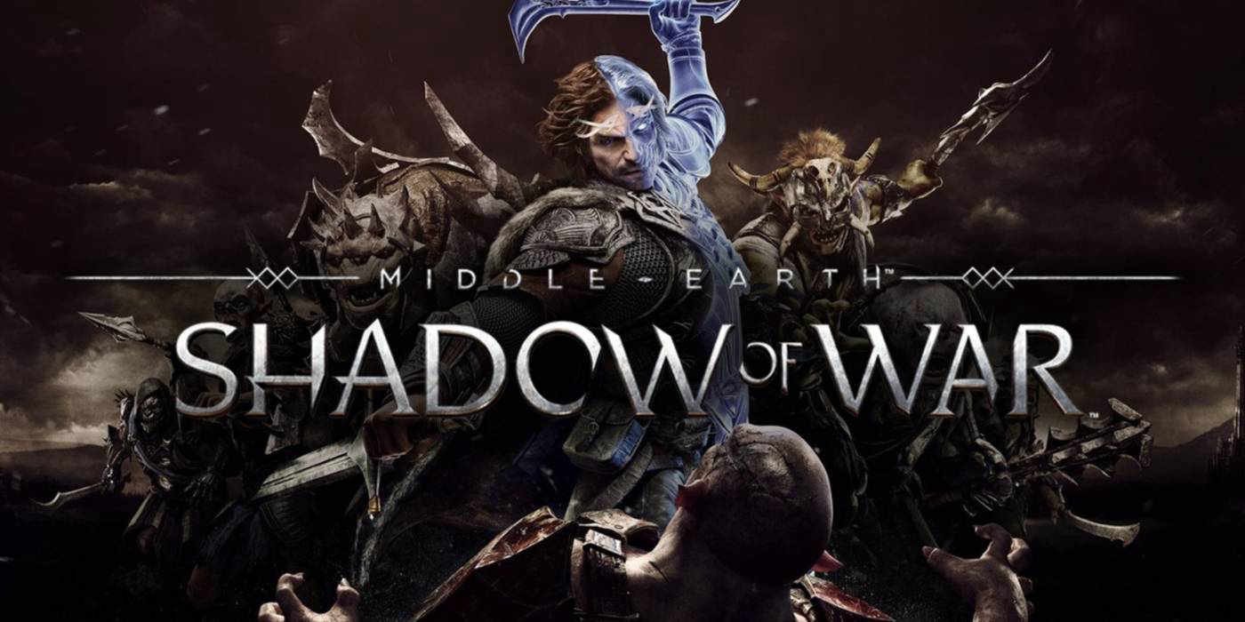 Talion and his bonded Elf Wraith fighting against Orcs with their army.