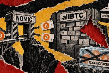 allbtcs backing cracks osmosis freezes 22 65 btc over nomic bridge double spend A total of 22.65 BTC now sits frozen on Osmosis. Yet even in the best case, where governance claws back every last satoshi, the community pool would still be on the hook for roughly 17.19 BTC to restore the asset in full.