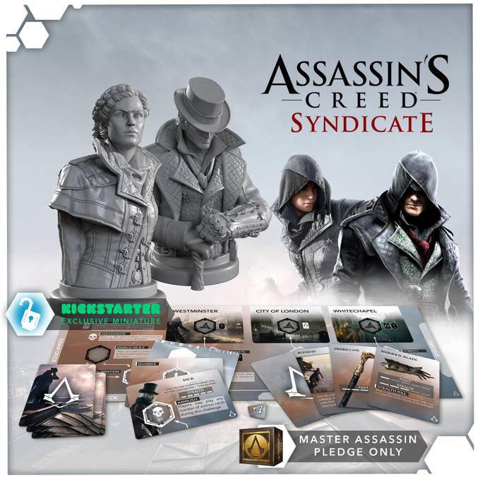 Image shows some of the components from Assassin's Creed® Animus - The Board Game