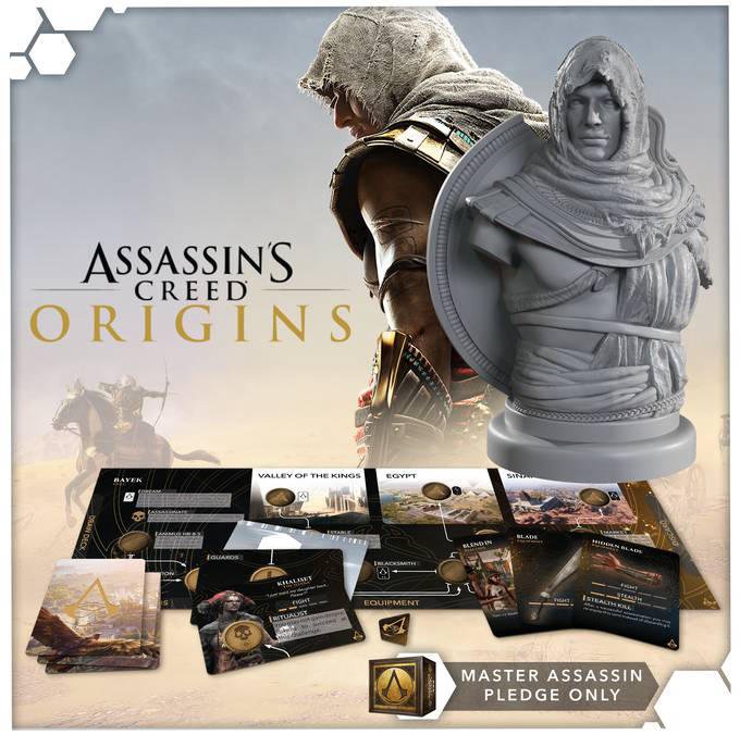 Bayek Of Siwa Makes A Comeback — But Not In A Video Game 29 Image shows the Origins components from Assassin's Creed® Animus - The Board Game