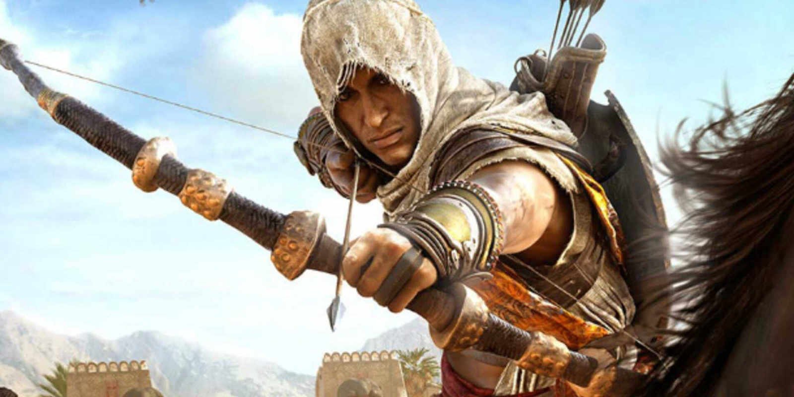 Bayek Of Siwa Makes A Comeback — But Not In A Video Game 28 Bayek aiming an arrow in Assassin's Creed Origins