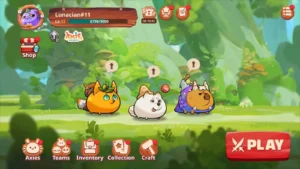 Axie Infinity gameplay screenshot 2 – Card Games crypto game on Ethereum