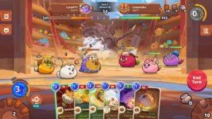 Axie Infinity gameplay screenshot 3 – Card Games crypto game on Ethereum