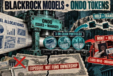 blackrock designs the models ondo issues the tokens and only non us investors can redeem them The model carries BlackRock's name. The security carries Ondo Finance's. That gap explains most of what you need to know about the three portfolio tokens Ondo released on Sept. 24.