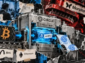 circle now lets institutions borrow usdc against bitcoin but morpho still holds the liquidation line Circle has trimmed how many screens a treasury desk needs to work through to convert Bitcoin into dollars. What it hasn't trimmed is the risk. That still lives inside a Morpho lending market, and Circle is not claiming otherwise.