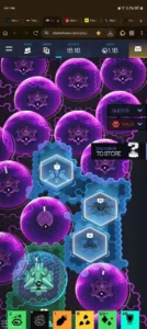 Clash of Coins gameplay screenshot 3 – MMORPG crypto game on Base