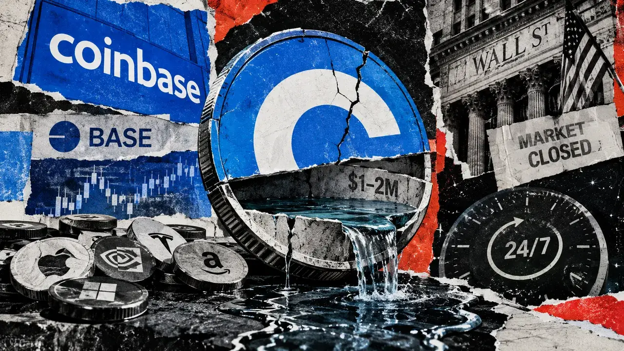 coinbase stock tokens top 1 billion in trades but thin pools leave holders exposed on the way out Cumulative trading in Coinbase's stock tokens has reached roughly $1.02 billion. That figure seems comforting until the moment you want out. On Sept. 23, the pools that would take the other side of a sale held a combined total of about $12.97 million.