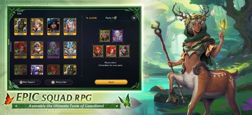 Guild of Guardians gameplay screenshot 1 – Adventure crypto game on Ethereum