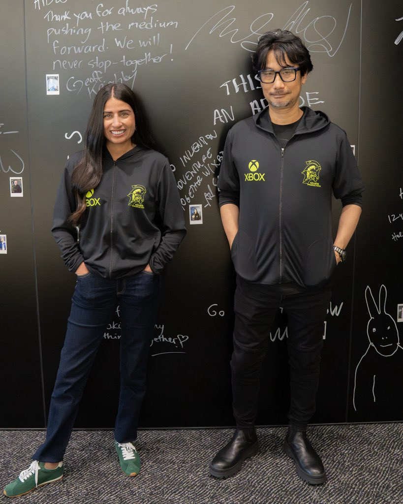 Hideo Kojima and Xbox's Asha Sharma together again after PHYSINT
