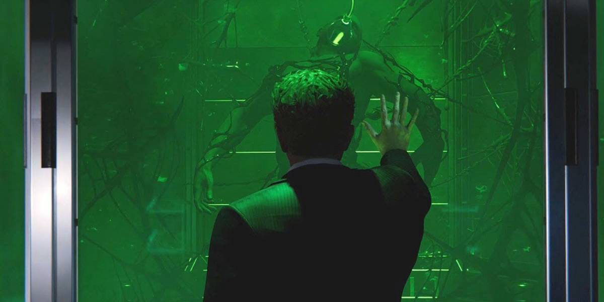 leaked concept art of spider man 3s green goblin splits fans Evidently, Norman Osborn has been putting in serious hours at the gym.