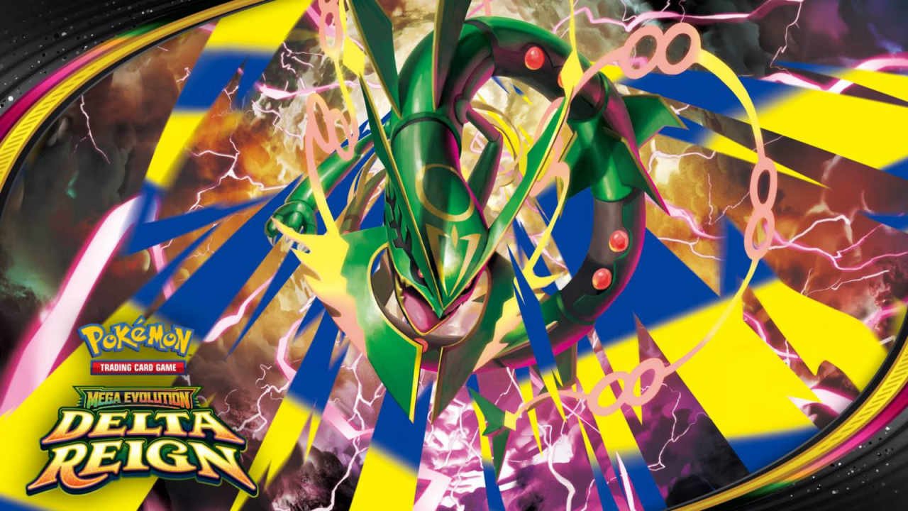 mega rayquaza headlines pokemon tcg delta reign everything confirmed so far The spotlight belongs to Rayquaza. The Pokémon Company has officially unveiled Mega Evolution — Delta Reign, the next Pokémon Trading Card Game expansion, and it has given fans' most-requested dragon a place on several new cards, the Elite Trainer Box, card sleeves and booster packs.