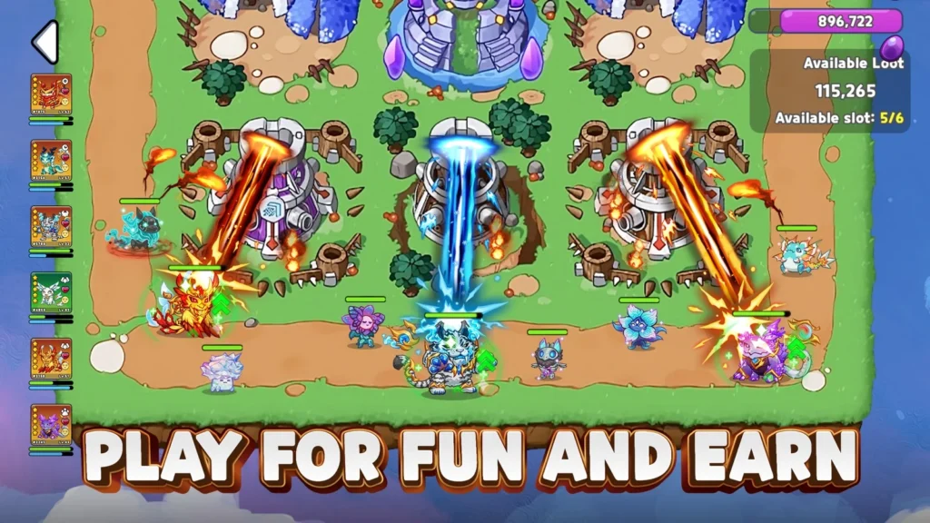 Monsterra gameplay screenshot 1 – Simulation crypto game on Avalanche