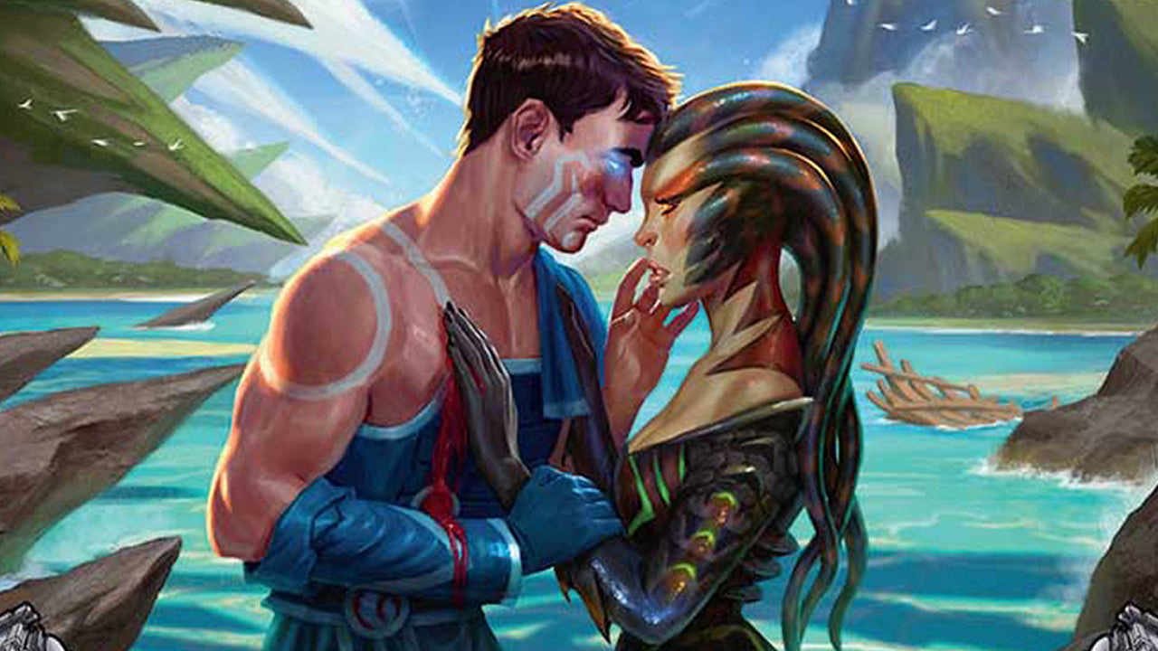 mtgs reality fracture unveils a mythic artifact that erases everything on the table The Echoverse Fulcrum exists to fuse universes together. In actual gameplay, it destroys every permanent you and your rivals control, and then hands you a card draw followed by a discard.