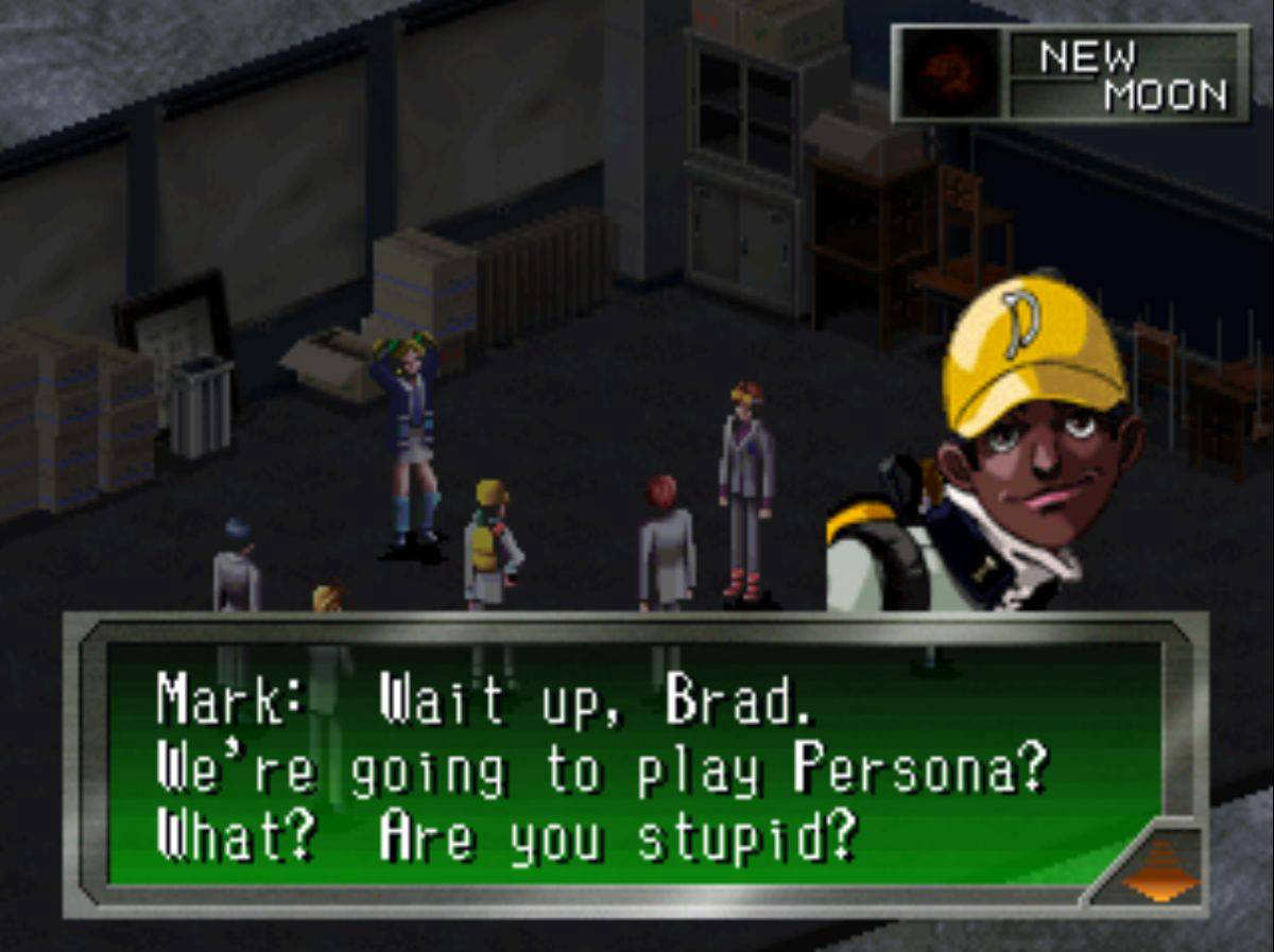 Persona Super Live returns in 2027, and Persona 6 fans are watching the stage 28 Persona screenshot - Mark asks Brad if he is stupid for wanting to play Persona