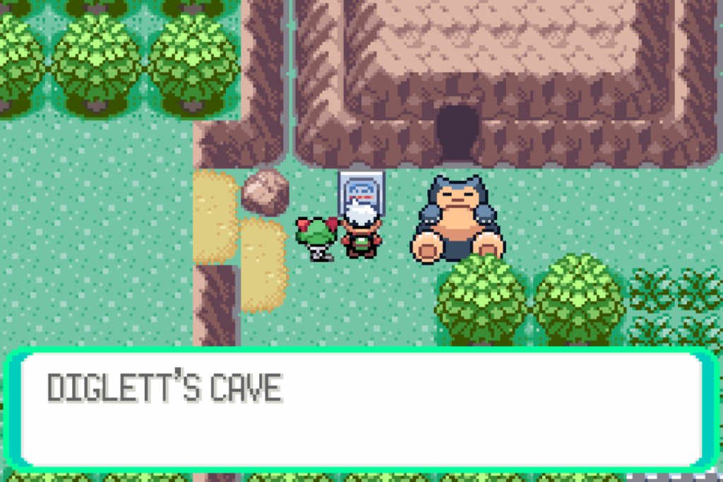 Image shows gameplay from Pokemon Emerald Extended Cut