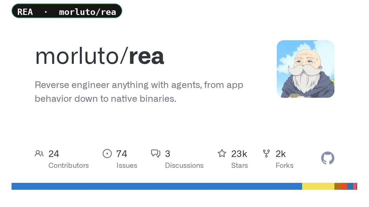 AI Reverse Engineering Tool REA Explodes on GitHub as Modders Port GTA V to iPhone and Clone Adobe's Suite 25 ai reverse engineering tool rea explodes on github as modders port gta v to iphone and clone adobes suite A GitHub repository named REA counted fewer than 10,000 stars on October 6. By Monday, that figure had climbed past 100,000. October 11 alone brought in more than 30,000 of them, quite a turnaround for a project that had gone largely unnoticed since it was created in April.