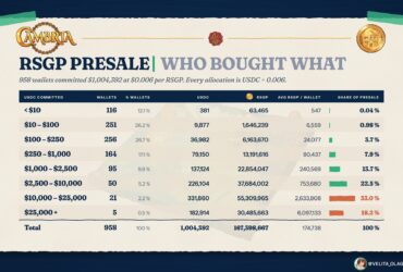 cambrias rsgp presale 26 wallets hold 51 25 of tokens all fully unlocked at thursdays tge In Brief: