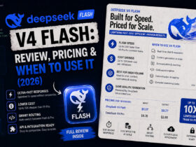 deepseeks v4 1 flash 1017 outscores larger models on agentic benchmark About twenty cents. Deepseek's own chart puts the cost of its new Flash model completing a single task on the DeepSWE coding benchmark at roughly that figure. On the same chart, competing models from OpenAI, Google and Anthropic range from $2 to more than $10 per task.