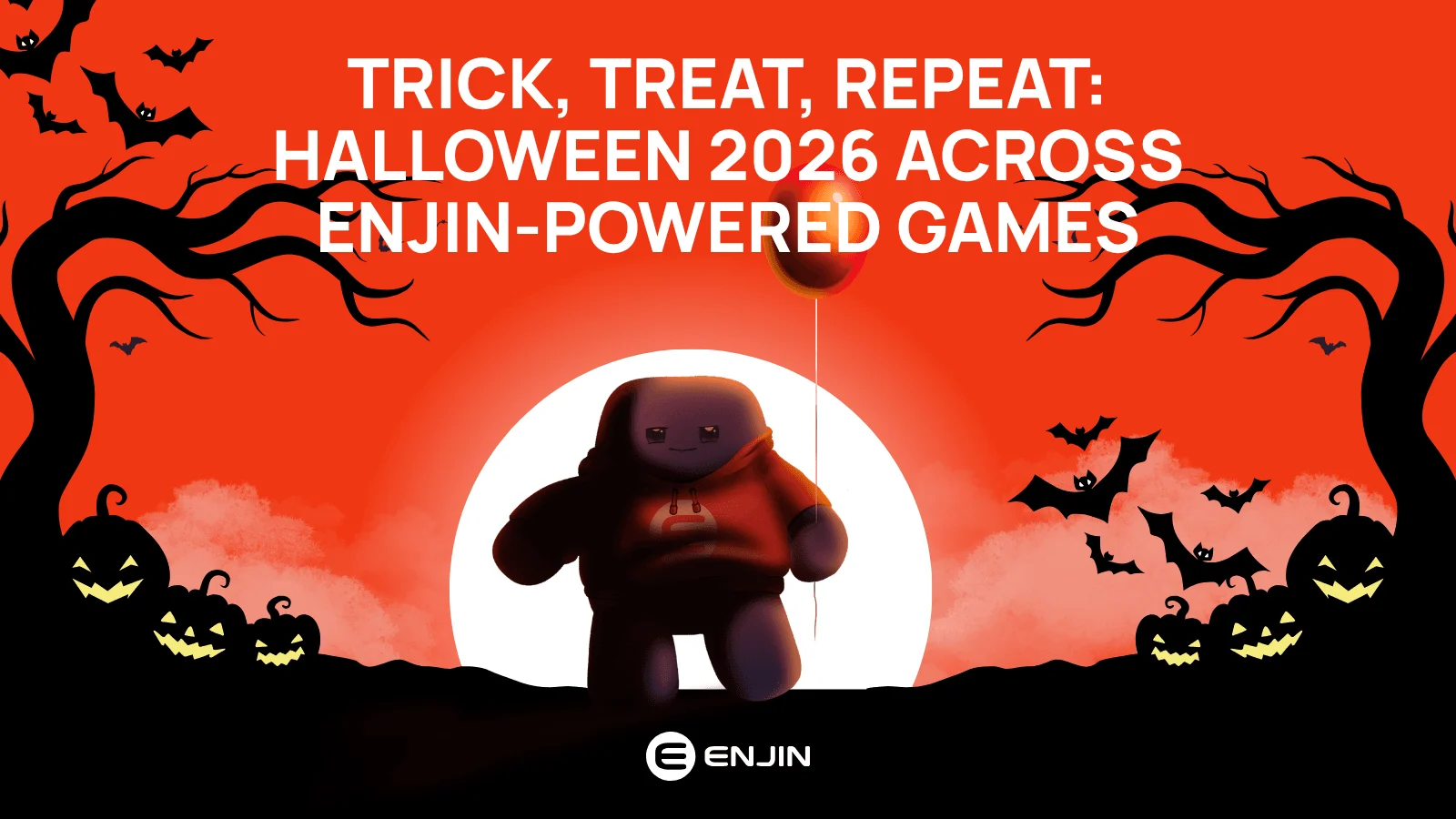 enjins halloween 2026 lineup whats on in lost relics etherscape spirit clicker and enj October brings Halloween events to four titles built on the Enjin Blockchain. Lost Relics (official site) is running The Hollowing, and Etherscape (official site) has launched Nightfall. Spirit Clicker players can chase the Rift Scarecrow, while ENJ Excavators is hosting a 200-goblin NFT giveaway. All four offer limited-time rewards, some of them on-chain, that can only be earned this season.